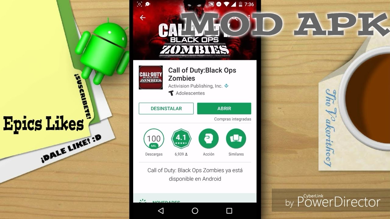 Call of duty black ops zombies apk download for android 2 3 6